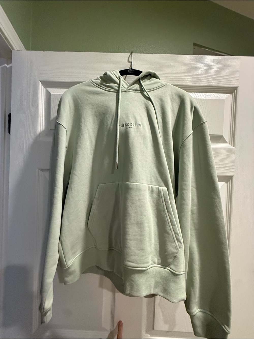The Kooples Sage Green Crewneck Hoodie